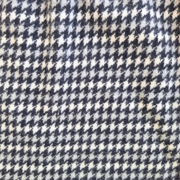Liz Claiborne Collection Lambswool Angora Houndstooth Sweater M Preppy Twee - Picture 6 of 10